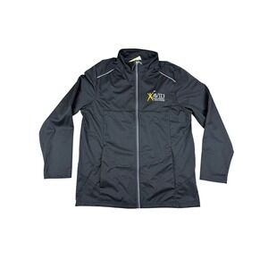 NWT Core 365‎ AVID Mens Black Full Zip Jacket Water Resistant Stretch XL